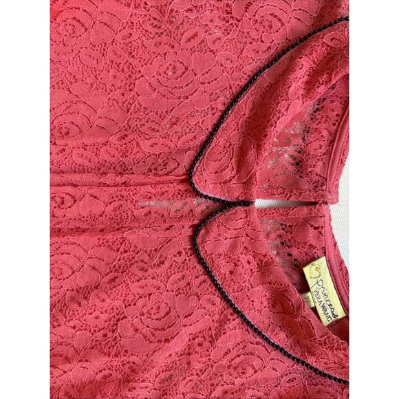 Princess Vera Wang Tank Top Women's XL Lace Collar Sleeveless - Picture 3 of 9